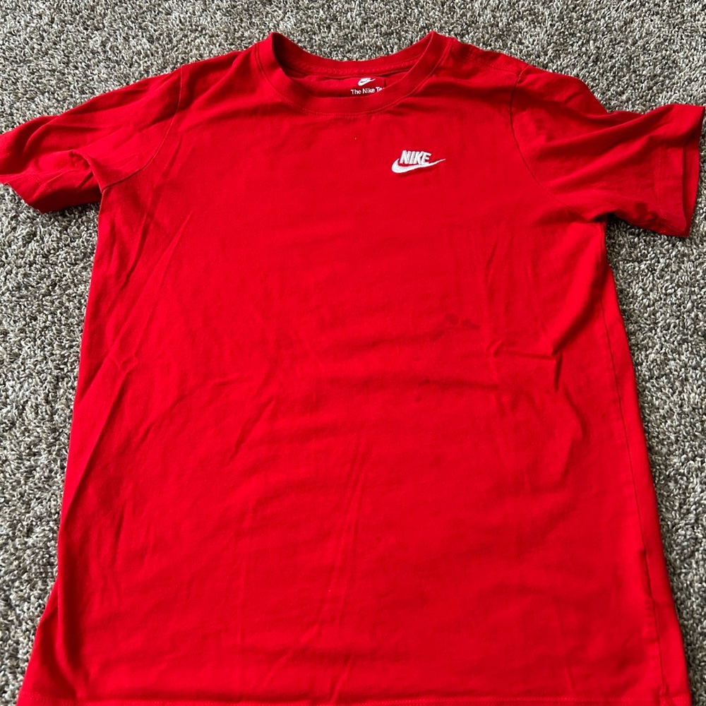 Boys Red Nike Tshirt